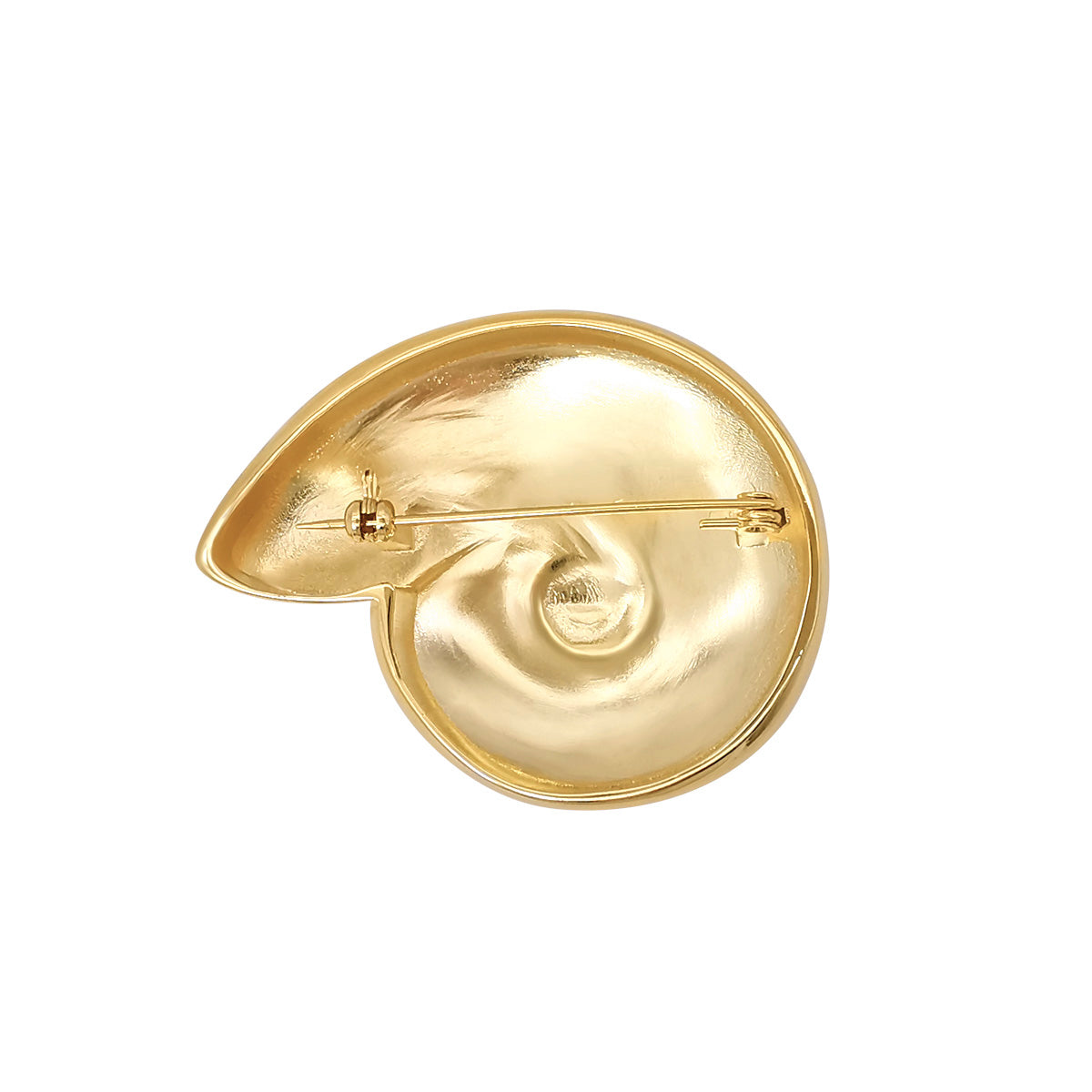 Shell Brooch | Gold