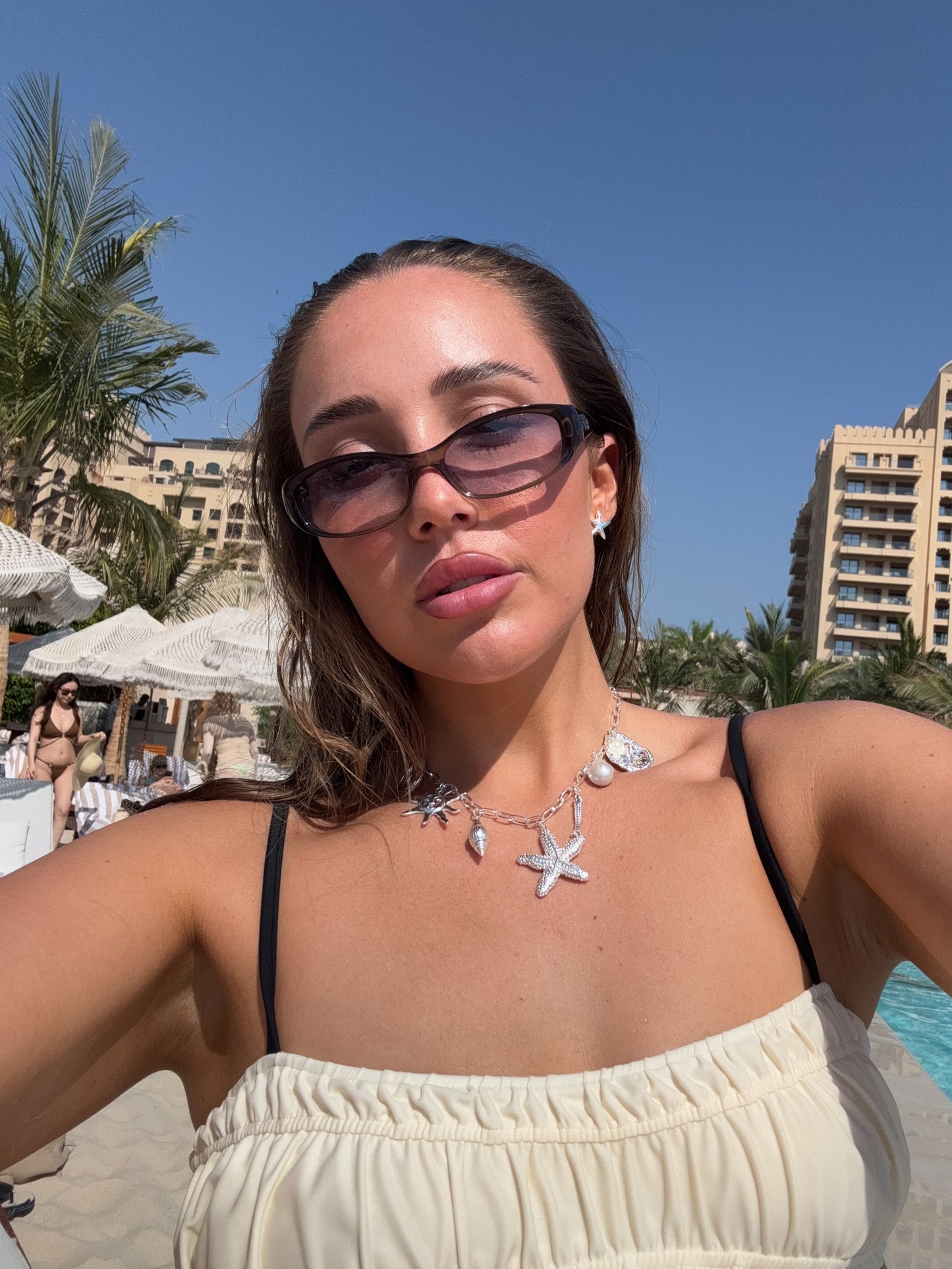 Aqua Earrings | Silver