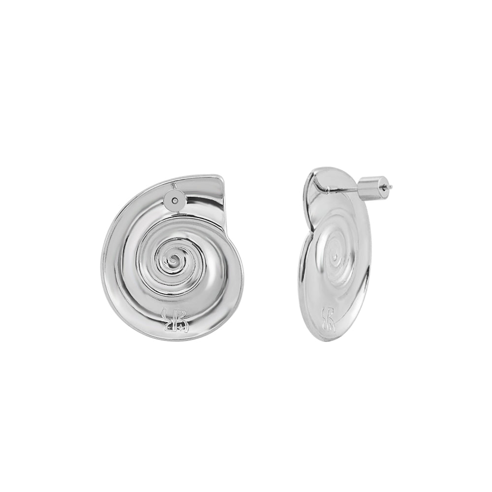 Sea Shell Earrings | Silver
