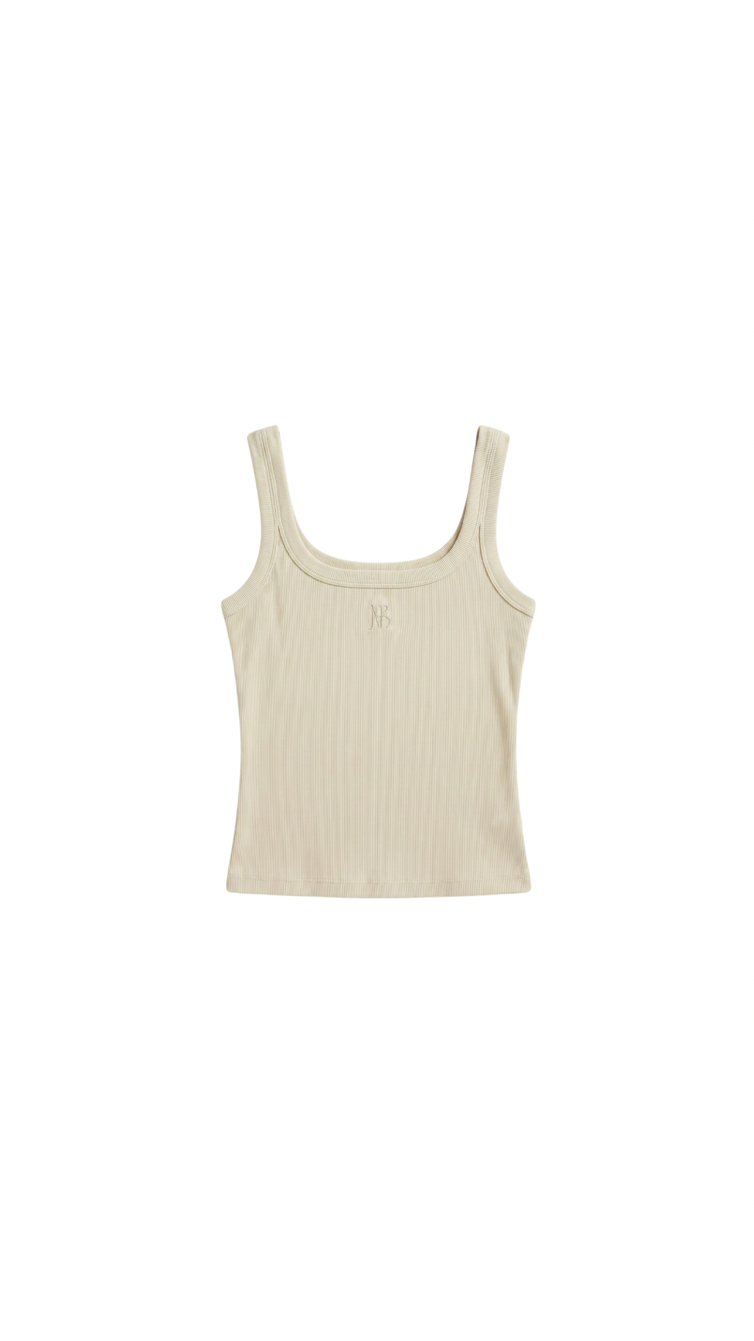 JHM x Remmie Ribbed Tank - Beige – High Tide
