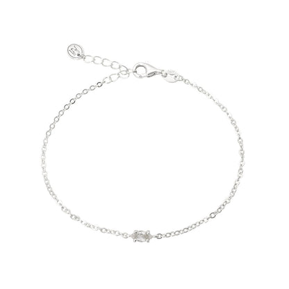 Sterling Silver Bracelet - Clear