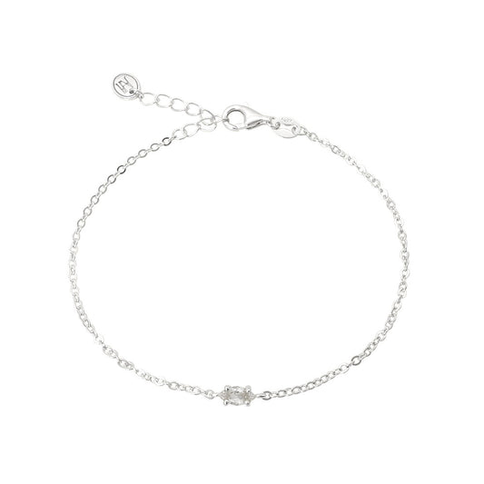 Sterling Silver Bracelet - Clear