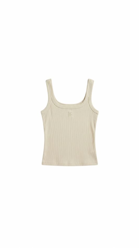 JHM x Remmie Ribbed Tank - Beige