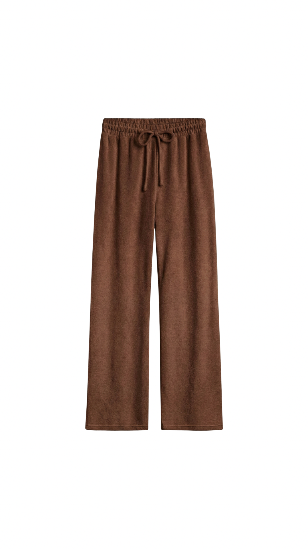 Terry Towelling Pant - Chocolate